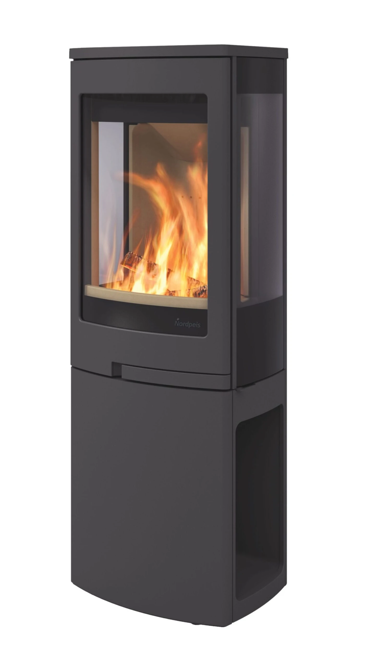 Kaminofen Nordpeis DUO 2 Schwarz, 5 KW – Bild 2