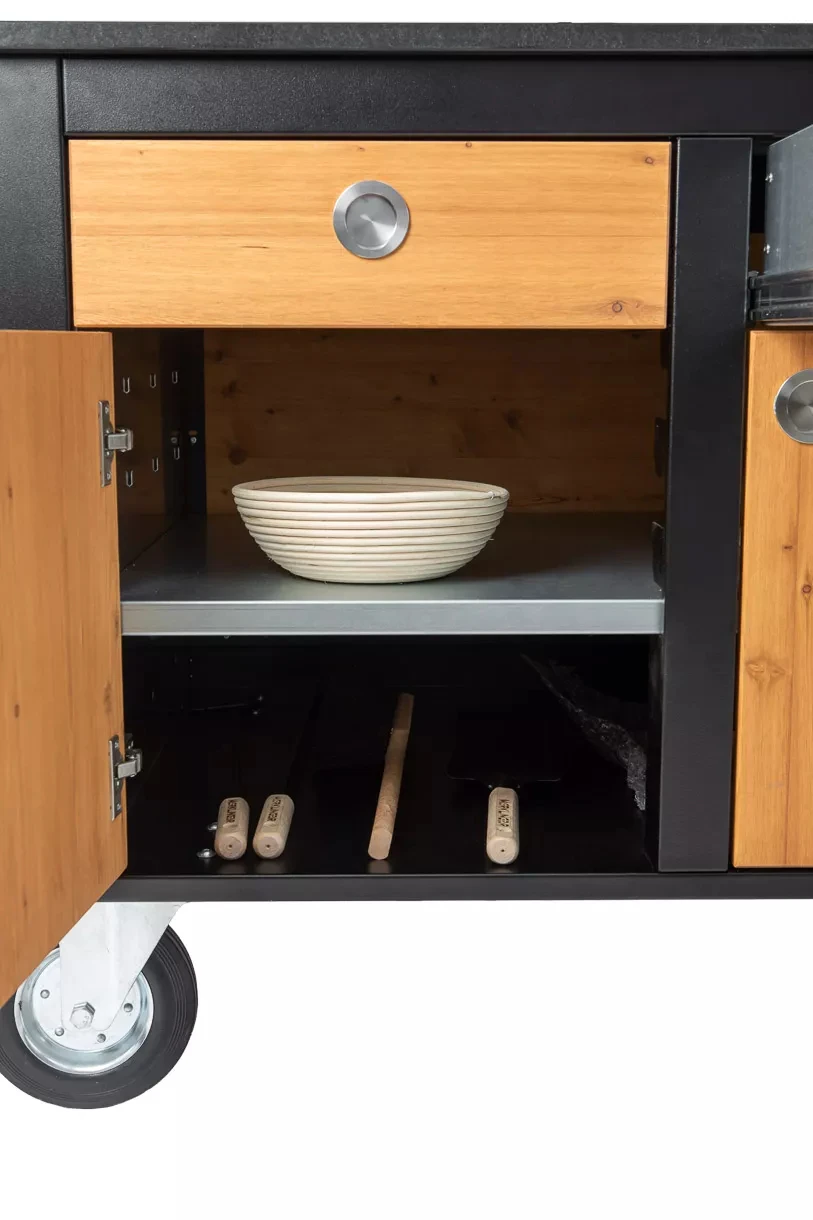 Der Merklinger Outdoor Modul "Vroni" (2 Schubladen + 2 Türen M. Ablage) – Bild 6