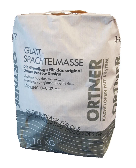 Glattspachtelmasse Ofen Weiß 0-0,2 Mm, 10 Kg Sack – Bild 2