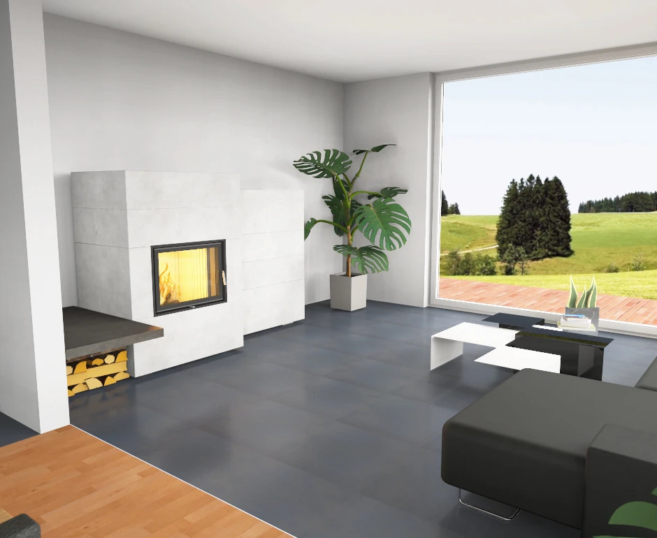 Grundofen Brunner BSG 01 Modul Speicher Stein Nebenstehend, Niedrig – Bild 15