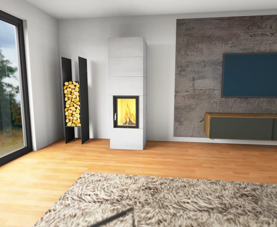 Kaminbausatz Brunner Systemofen BSO 02 HKD 2.2 DF, 9 KW – Bild 11