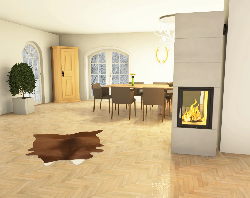 Kaminbausatz Brunner Systemofen BSO 02 Tunnel HKD 2.2 DF, 9 KW – Bild 14