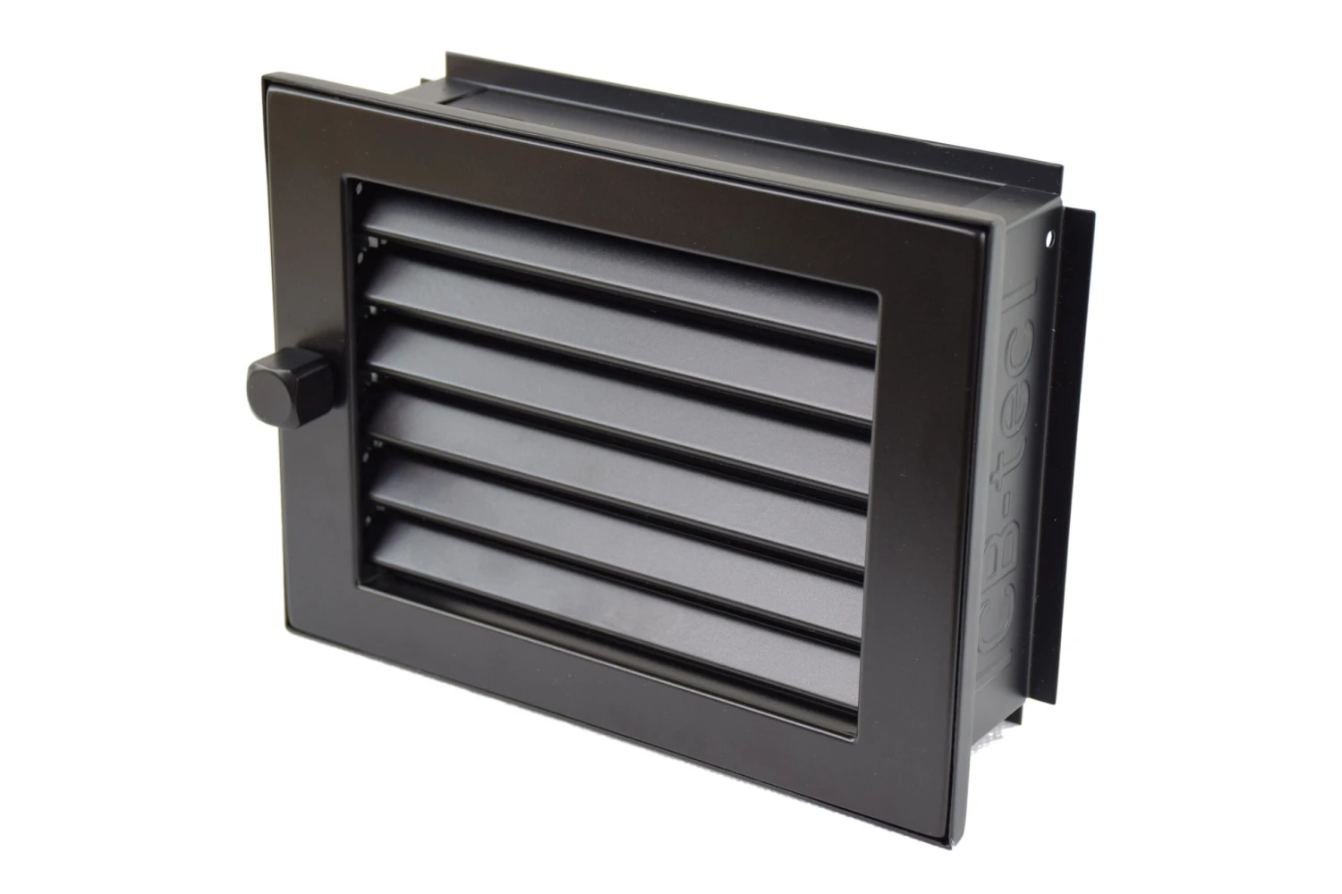 Warmluftgitter Putzbündig Schwarz – Bild 2