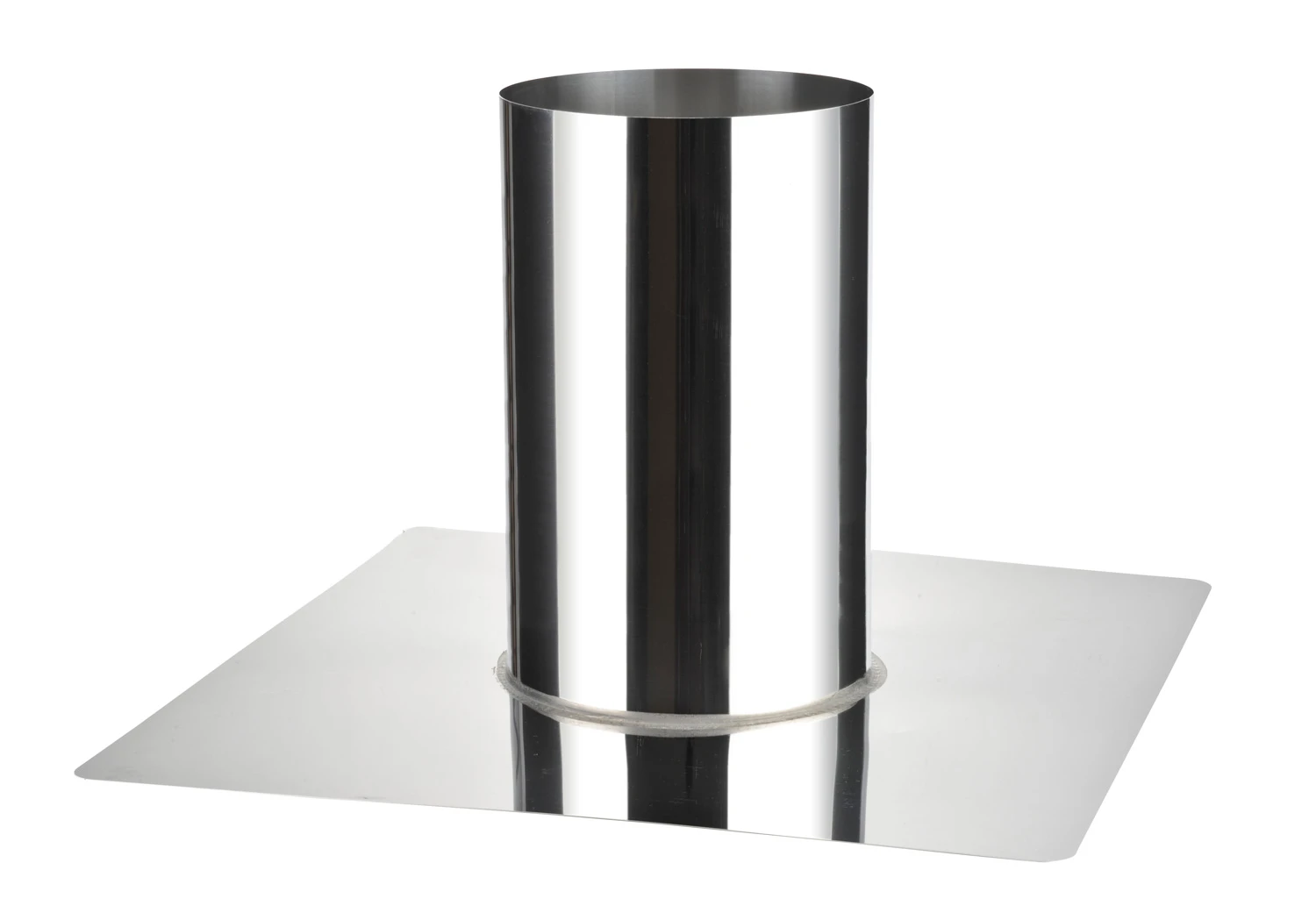 Dachdurchführung Zylindrisch 0-10° Mit Edelstahlkranz - Eka Complex D 25 – Bild 2