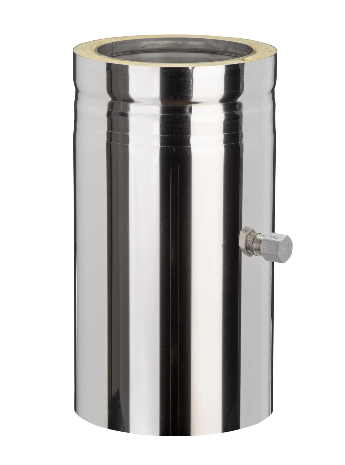 Schornsteinrohr Edelstahl 360 Mm Doppelwandig Mit Messstutzen - Eka Cosmos D 25 – Bild 6