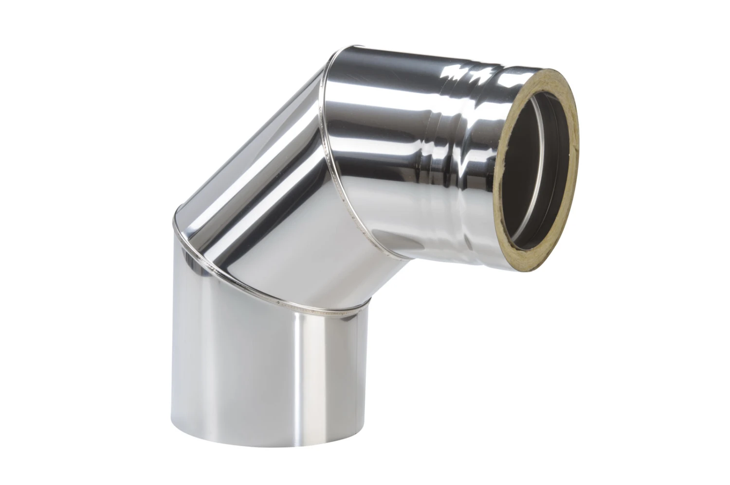 Schornstein Winkel 90° Doppelwandig - Eka Cosmos D 25 – Bild 2