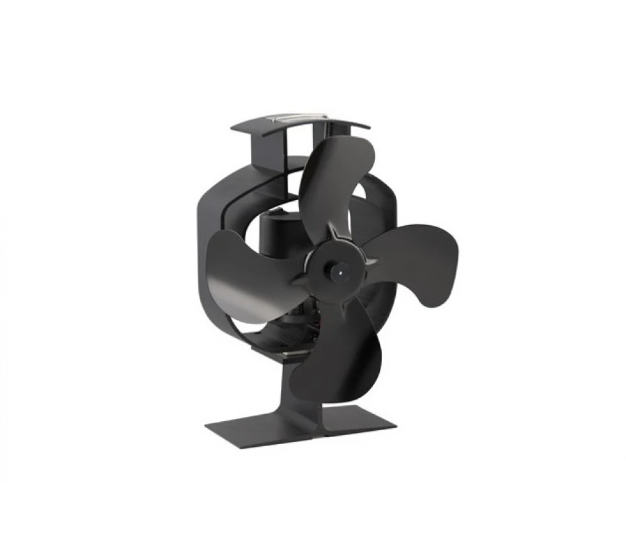 Kaminofen Ventilator TermaTech HEAT POWER EVO TURN, Schwarz – Bild 2