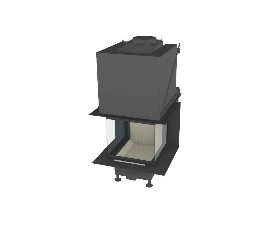 Kaminbausatz Brunner Systemkamin BSK 10 Panorama Kamin Schiebetür, 8 KW – Bild 4