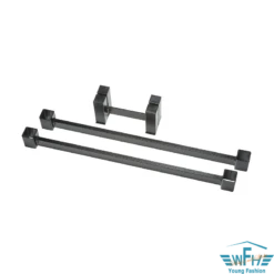 Erweiterungselement Kaminholzregal RACK 1M, Schwarz