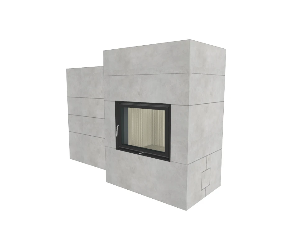 Grundofen Brunner BSG 01 Modul Speicher Stein Nebenstehend, Niedrig – Bild 6