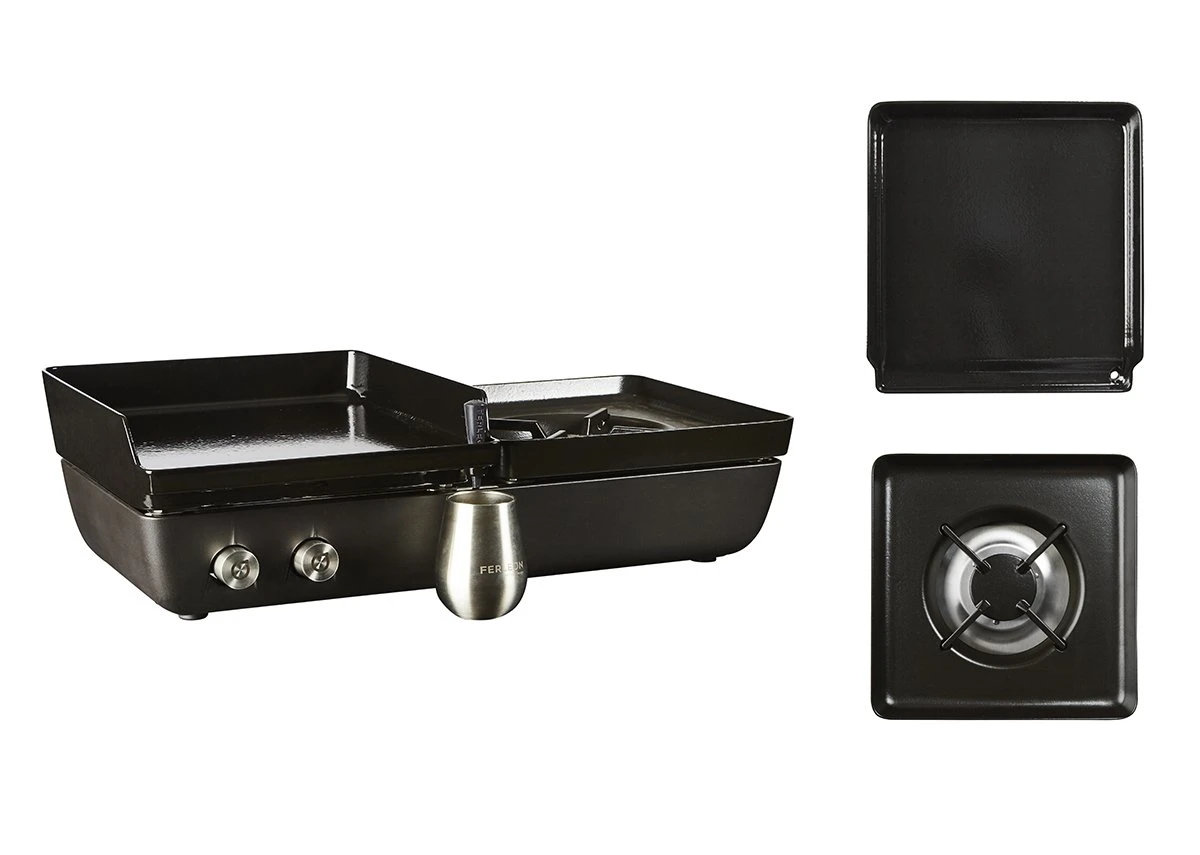 Gasgrill Ferleon PATIO II, Plancha/Hob (Kochfeld)