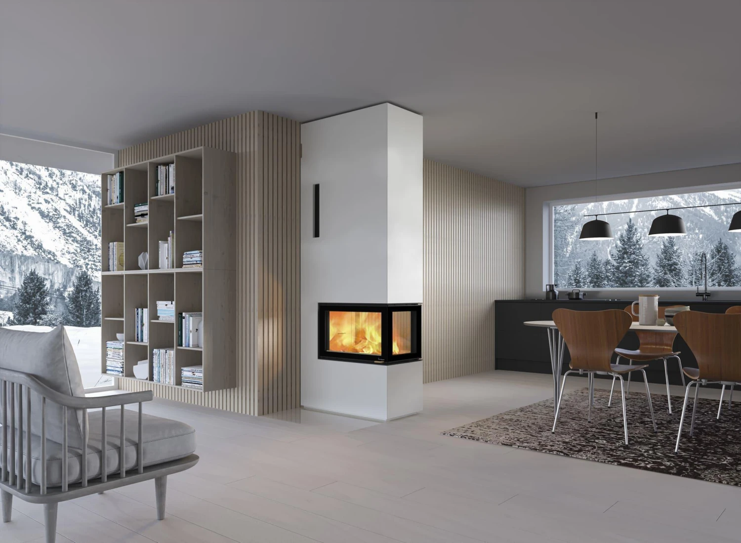 Kaminbausatz Nordpeis DAVOS P, 10.5 KW â Bild 6