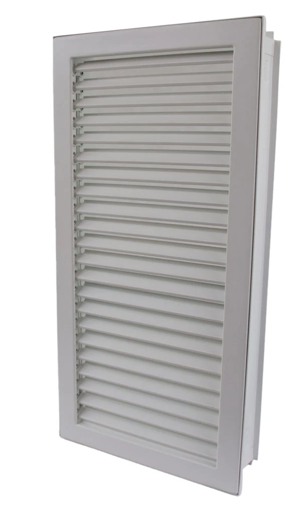 Warmluftgitter Hochkant Weiß