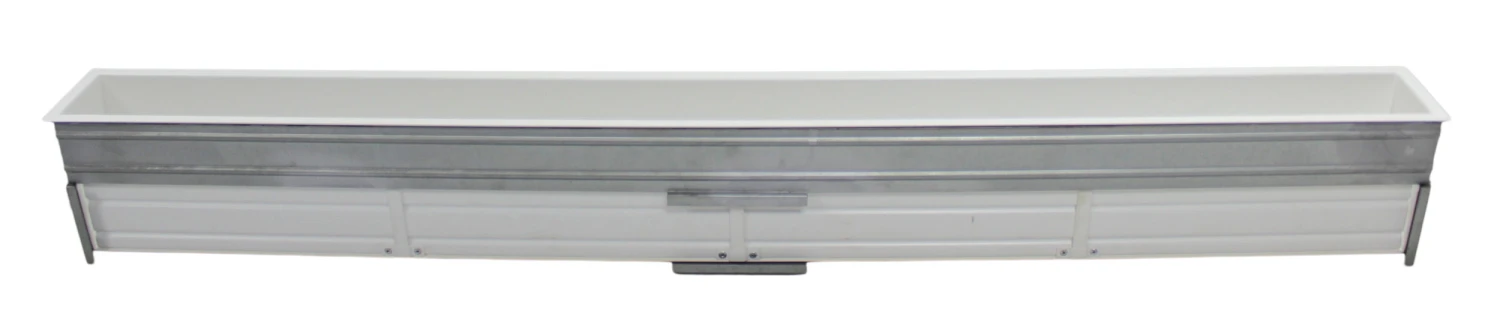 Luftleiste Für Heizeinsätze Weiß Mit Einbaurahmen, Verschließbar