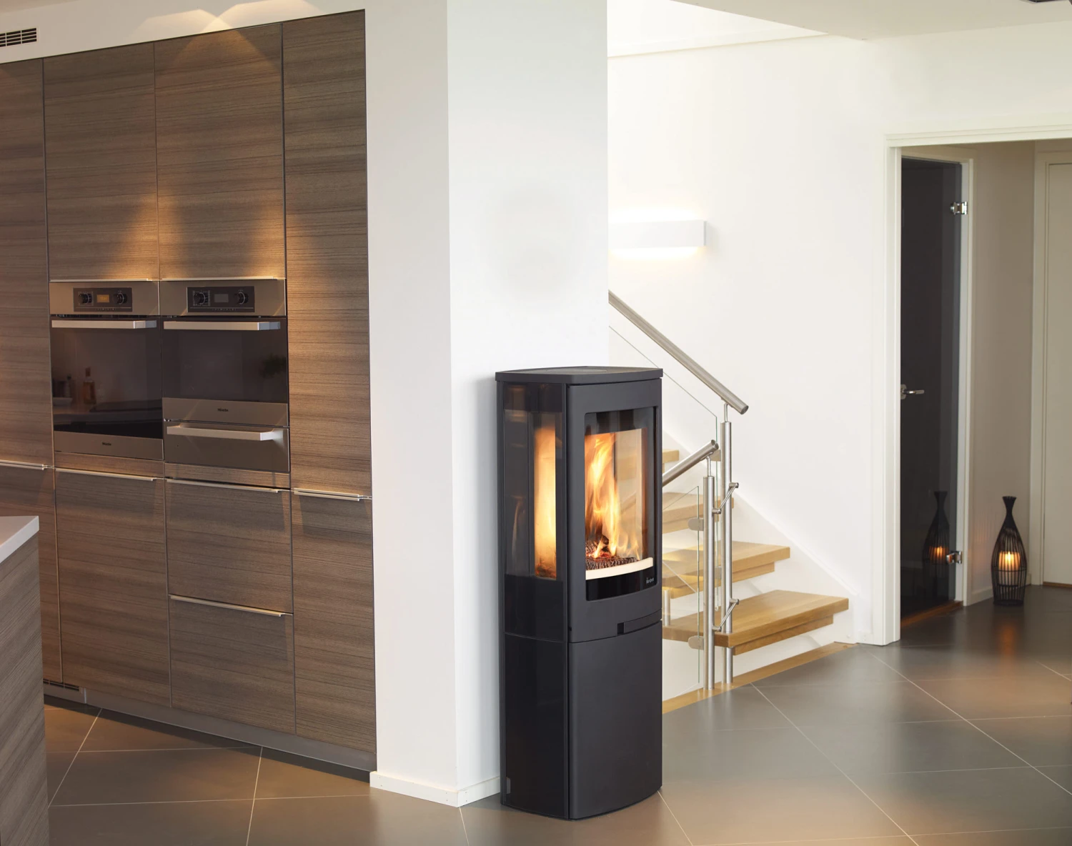 Kaminofen Nordpeis DUO 4 Schwarz, 5 KW – Bild 6