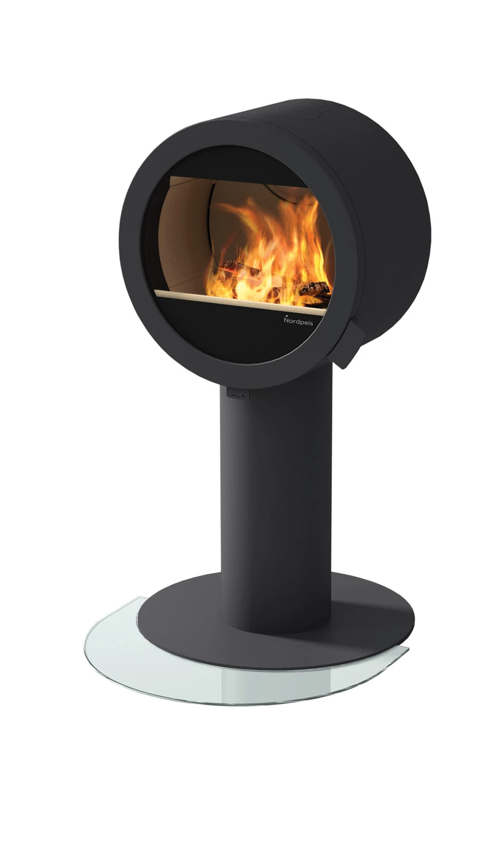 Kaminofen Nordpeis ME Sockel 5,8 KW Schwarz â Bild 3