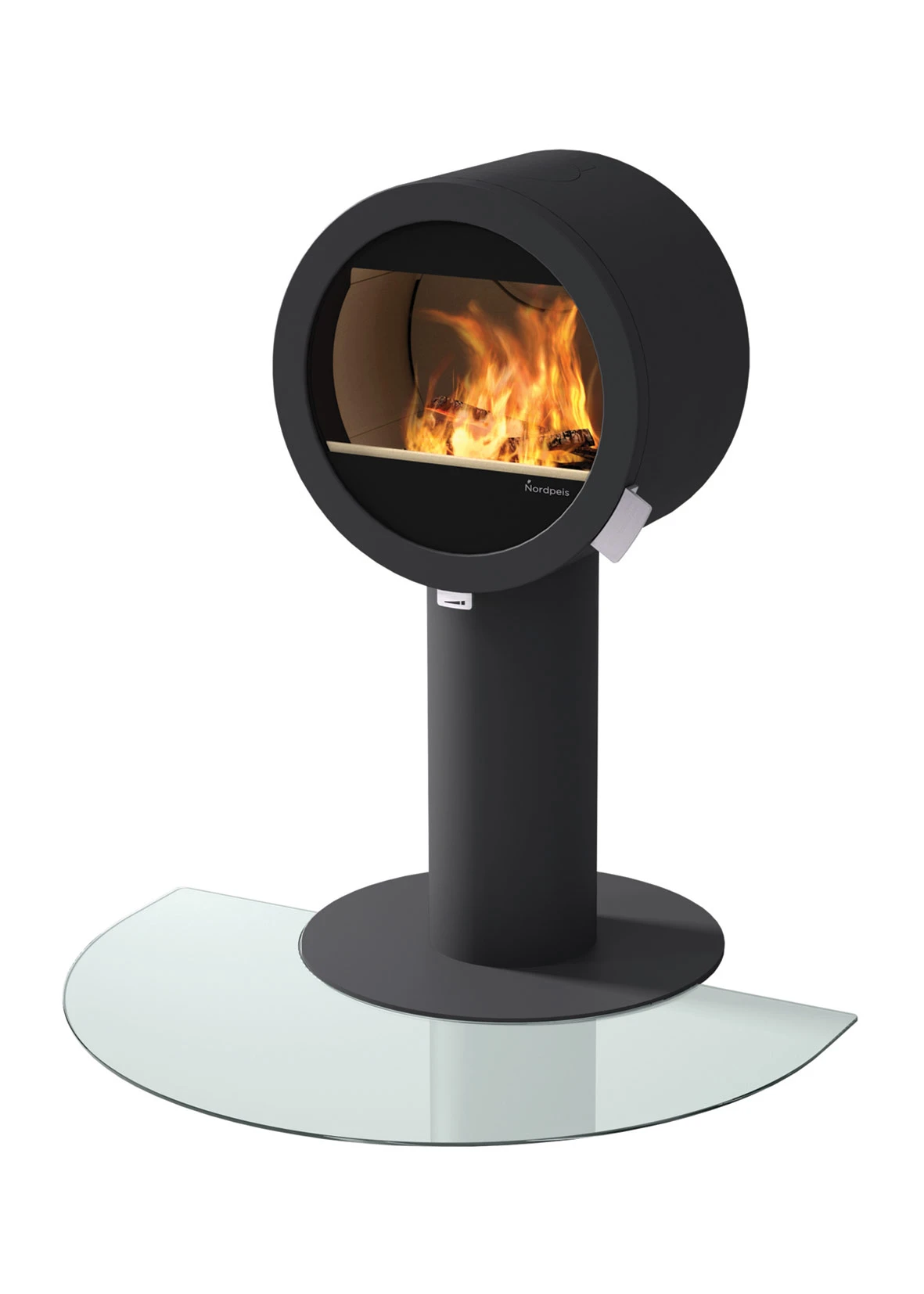 Kaminofen Nordpeis ME Sockel 5,8 KW Schwarz â Bild 4