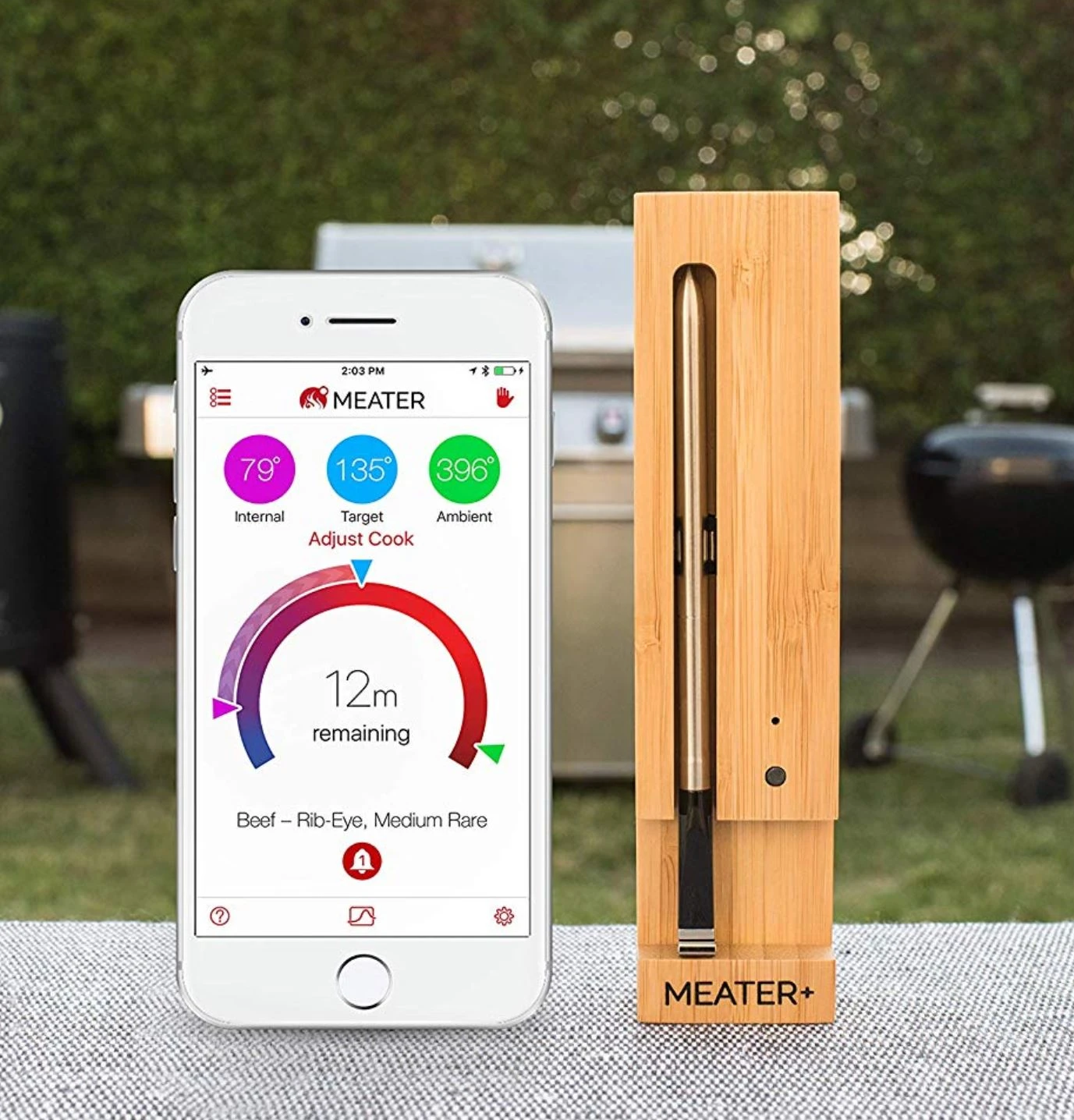 Grillthermometer Kabellos MEATER PLUS Digital – Bild 7